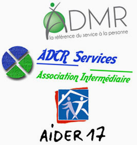 logos ADMR, AIDER 17, ADCR